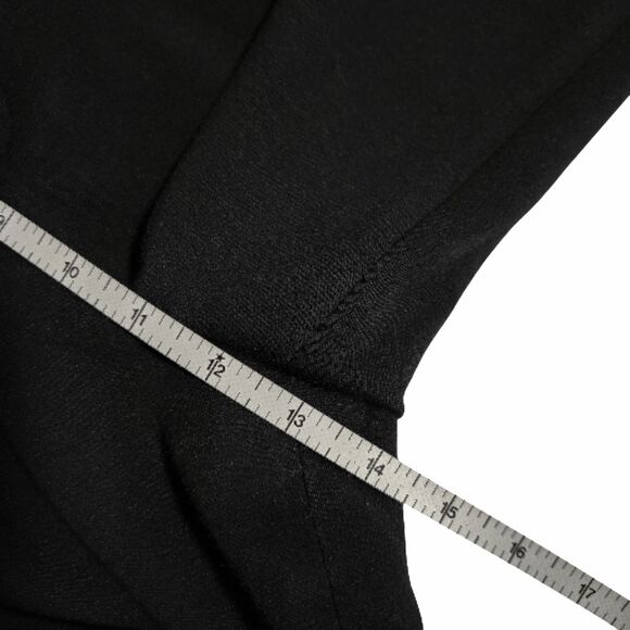 All Saints Agden Black Cropped Trouser Pants Zippered Ankle Men's 34 - Picture 12 of 13